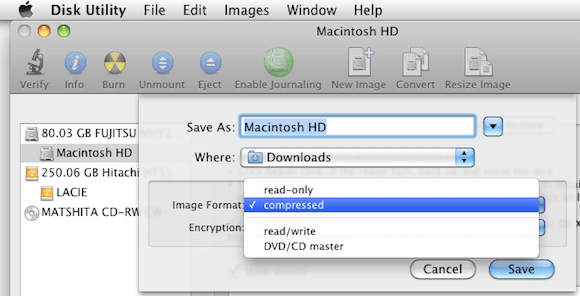 mac disk image utility