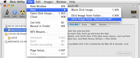 mac disk image from drive