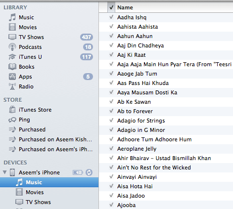 Itunes library greyed out on mac screen