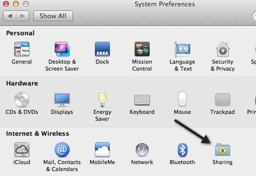 mac dock icons not showing