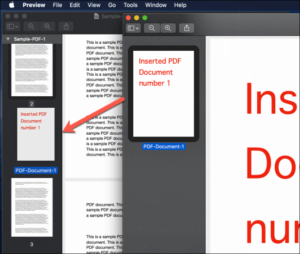 preview mac os combine multiple pdfs