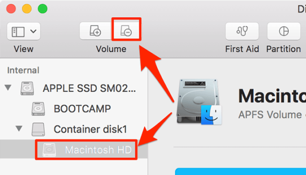 delete startup disk mac