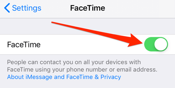an error occurred when trying to login on facetime