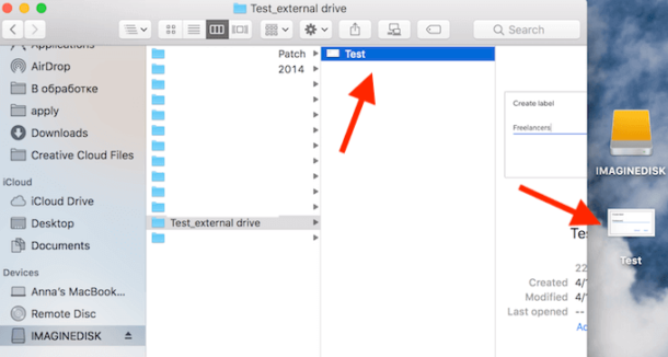 mac move files to external hard drive