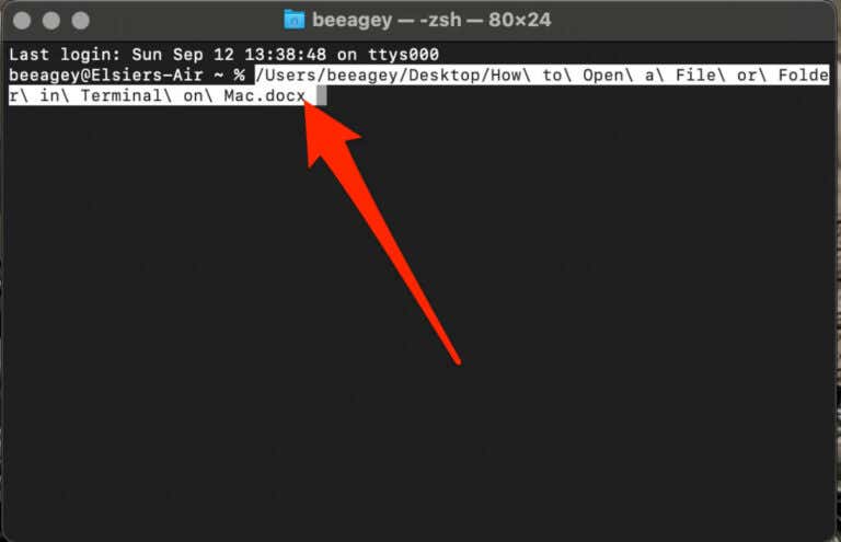 How To Open A File Or Folder In Terminal On Mac