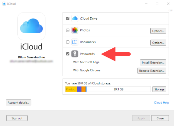 How To View And Manage ICloud Saved Passwords On Windows