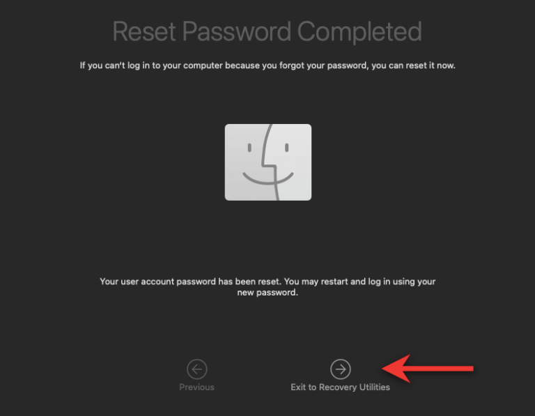 forgotten macbook login password