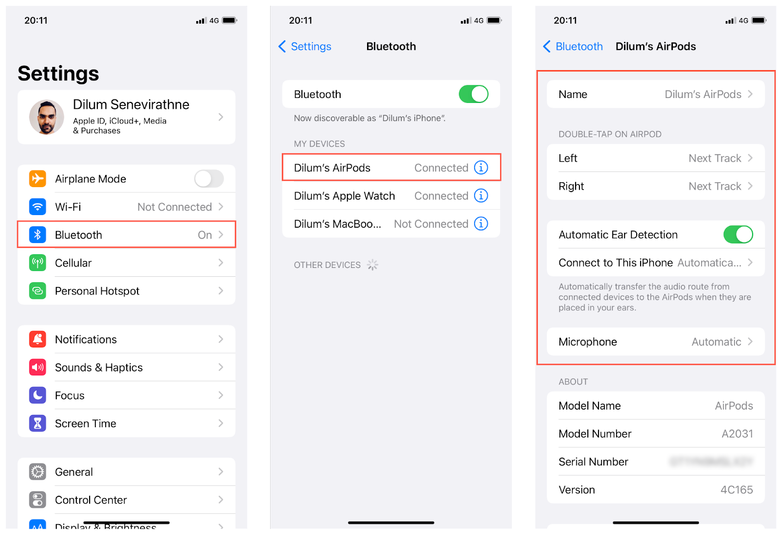 How To Customize Airpod Settings