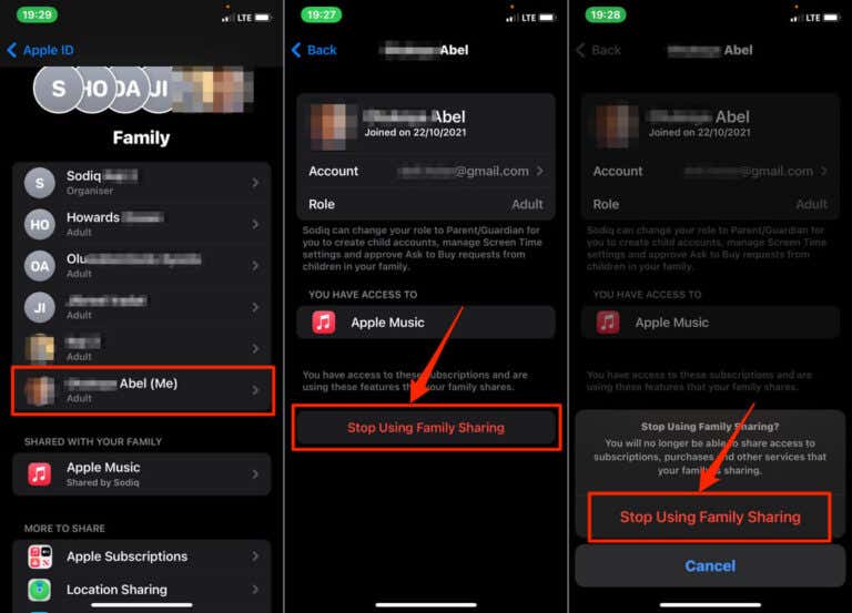 How to Stop Using Apple Family Sharing or Remove Family Members