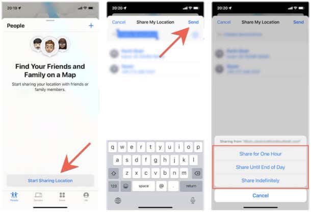 How To Share Your Location On IPhone