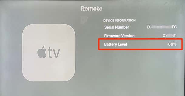does apple tv remote have a battery