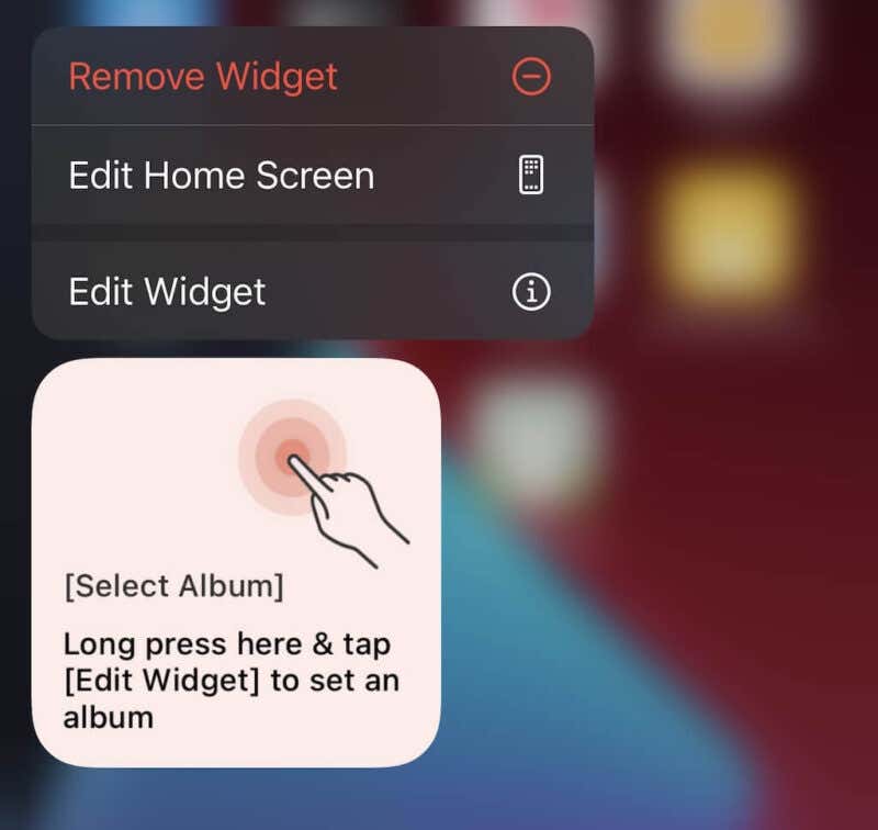 How to Add or Change the Photo Widget on iPhone