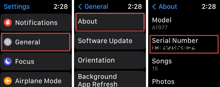 How To Find The Serial Number And Imei On Your Apple Watch 