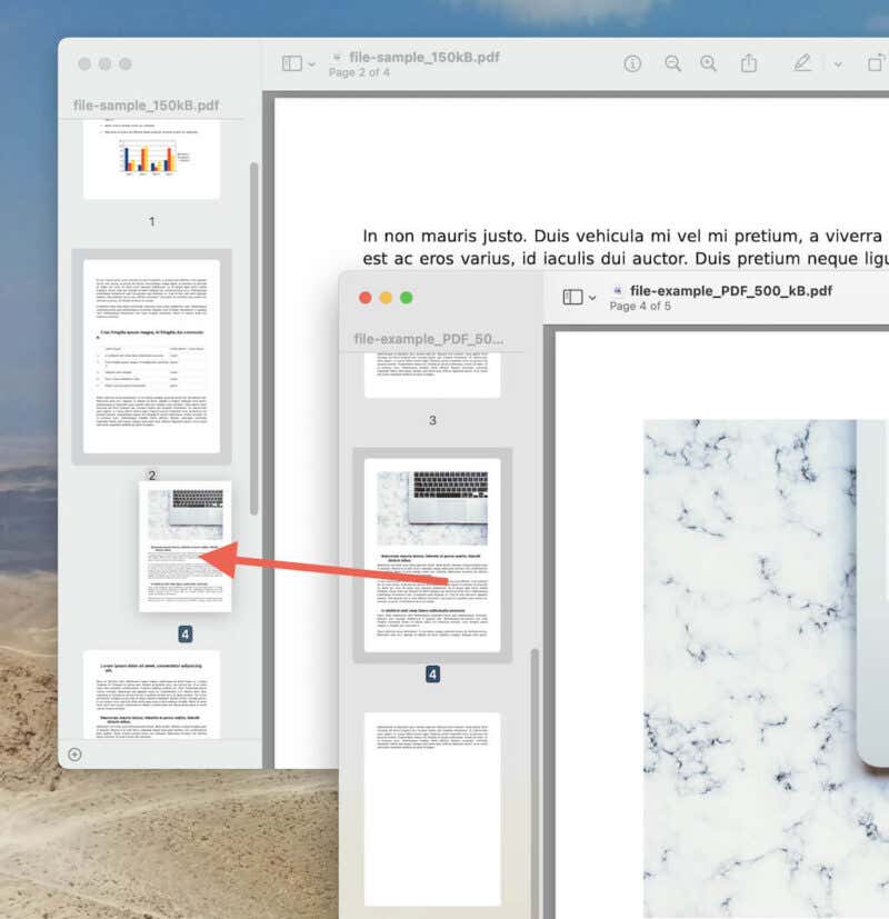 how to merge pdfs in preview