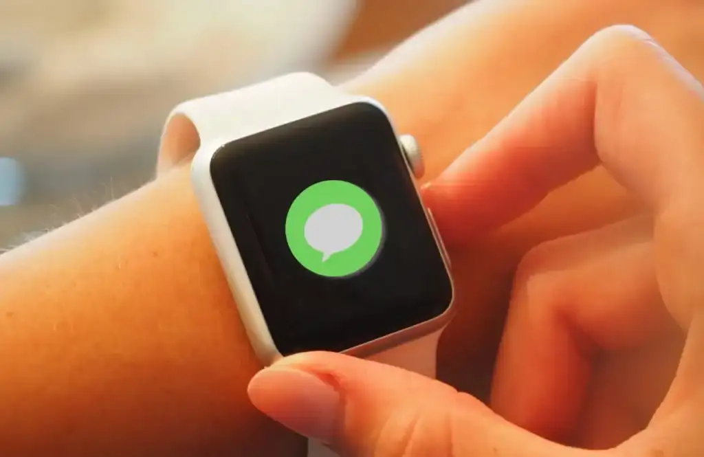 Apple Watch worn on a woman's wrist